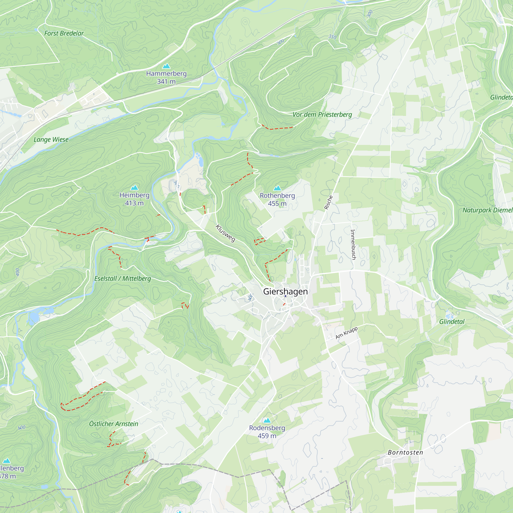 Schutzhütte Buchholz map