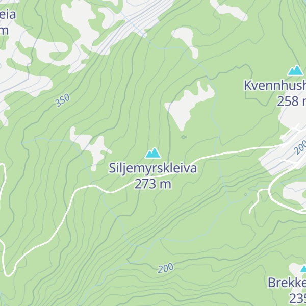 Map of Siljemyrskleiva