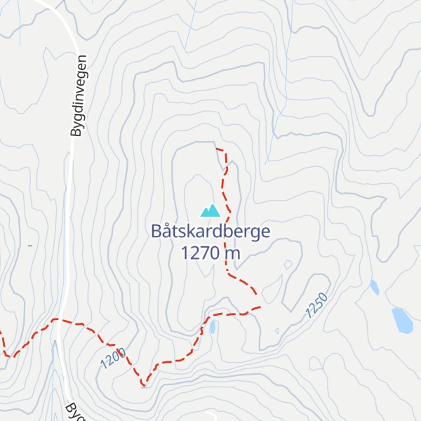 Map of Båtskardberge