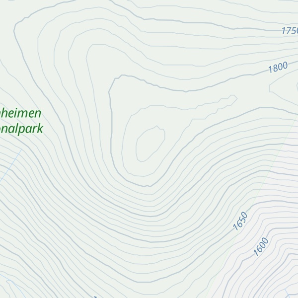 Map of Russlirundhøe