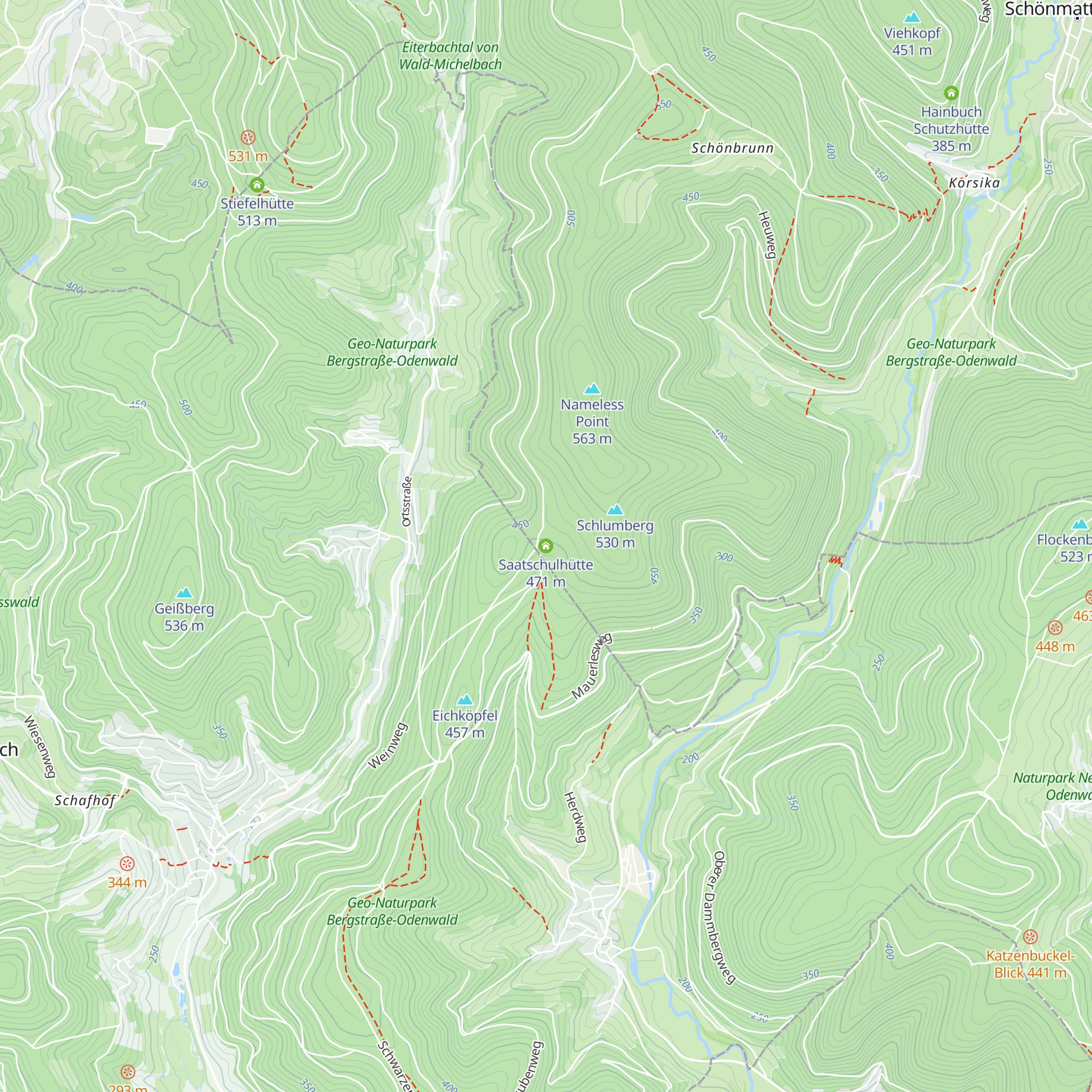 Saatschulhütte map