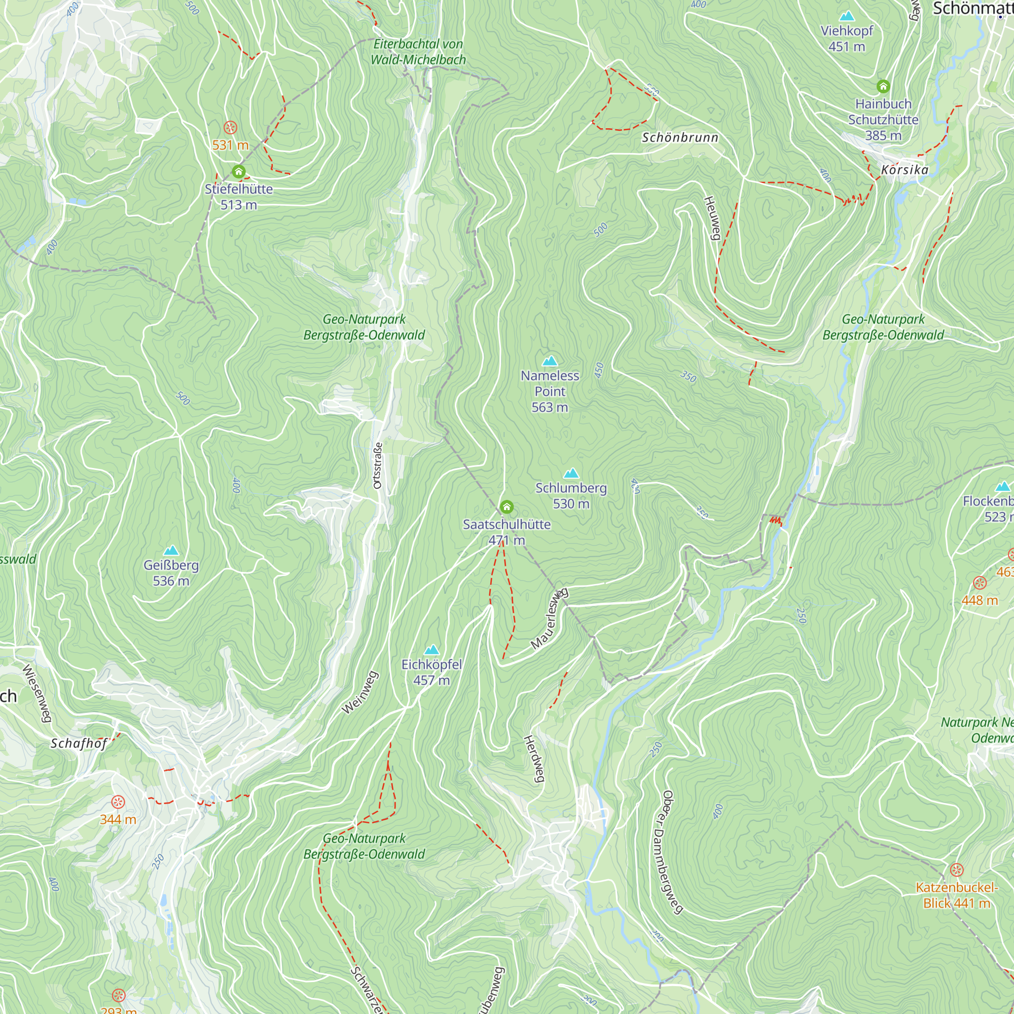 Saatschulhütte map