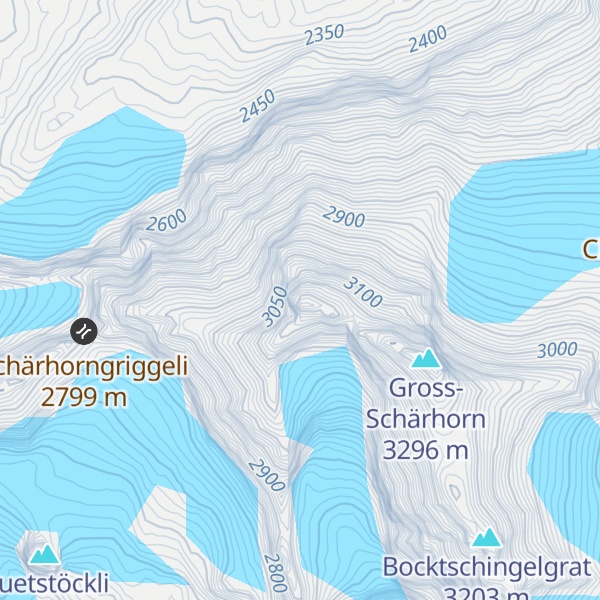 Map of Chli Schärhorn