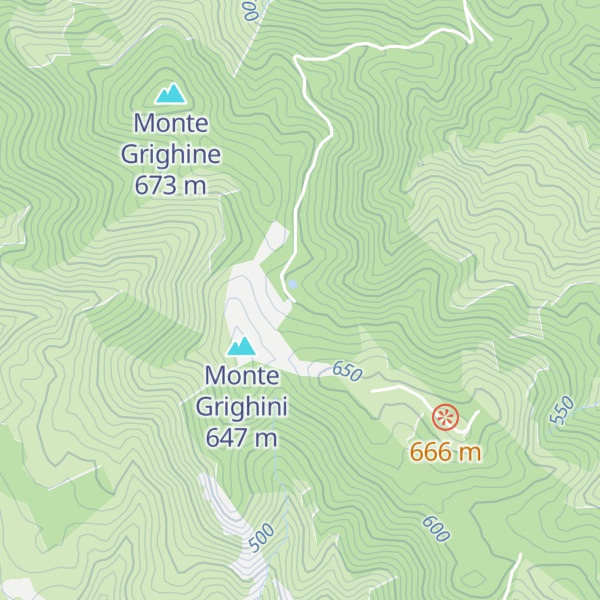 Map of Rifugio Monte Grighine