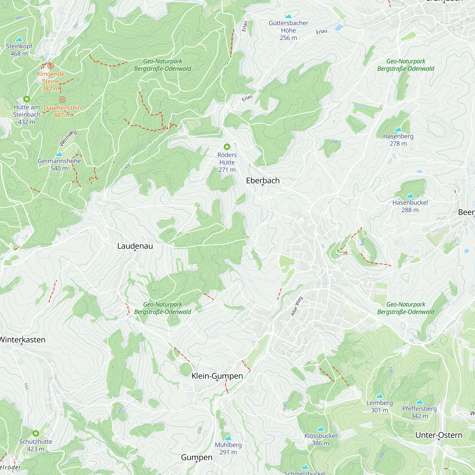 Philipp-Göttmann-Hütte map