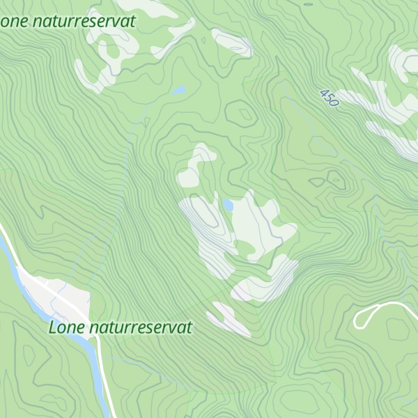 Map of Hornåsen