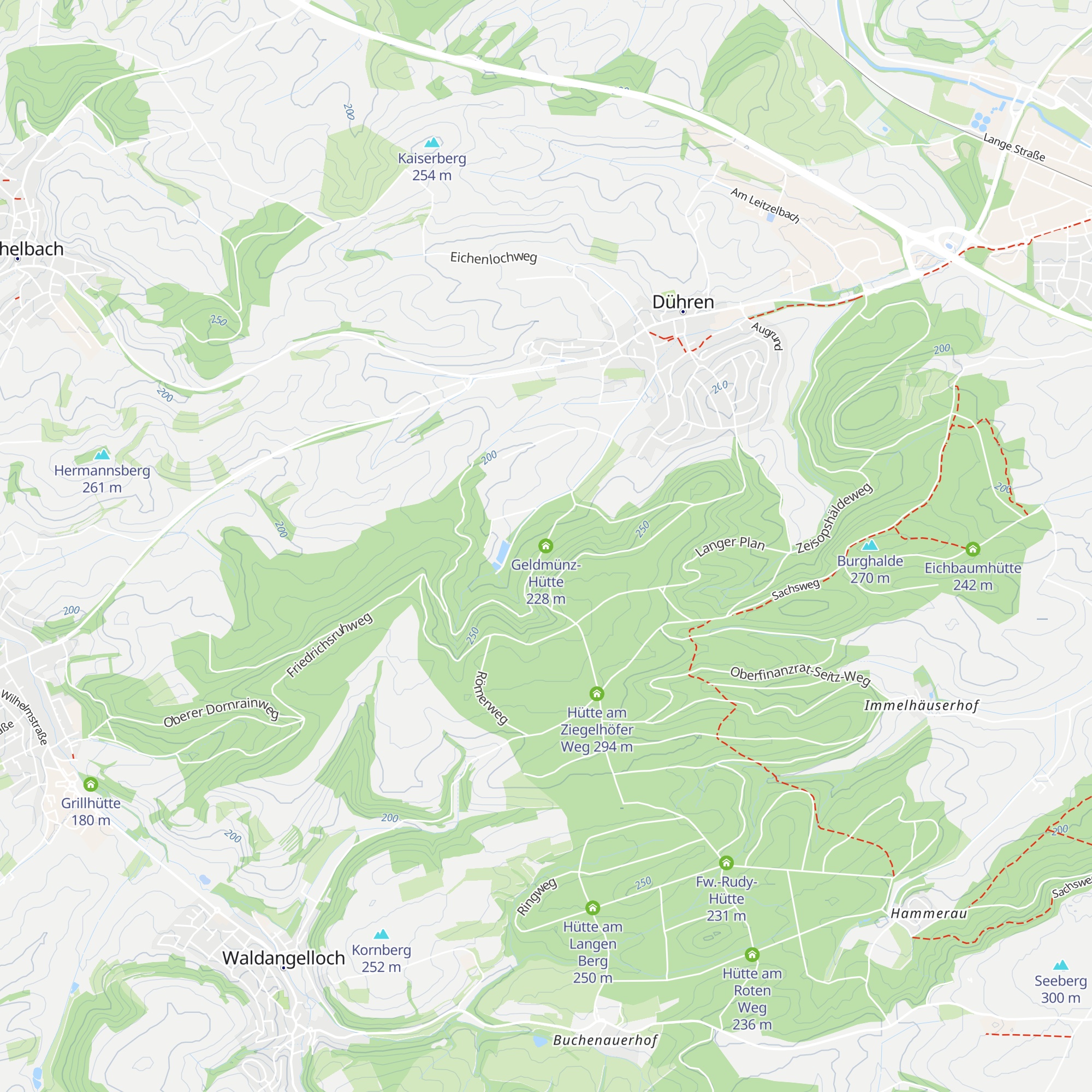 Geldmünz-Hütte map