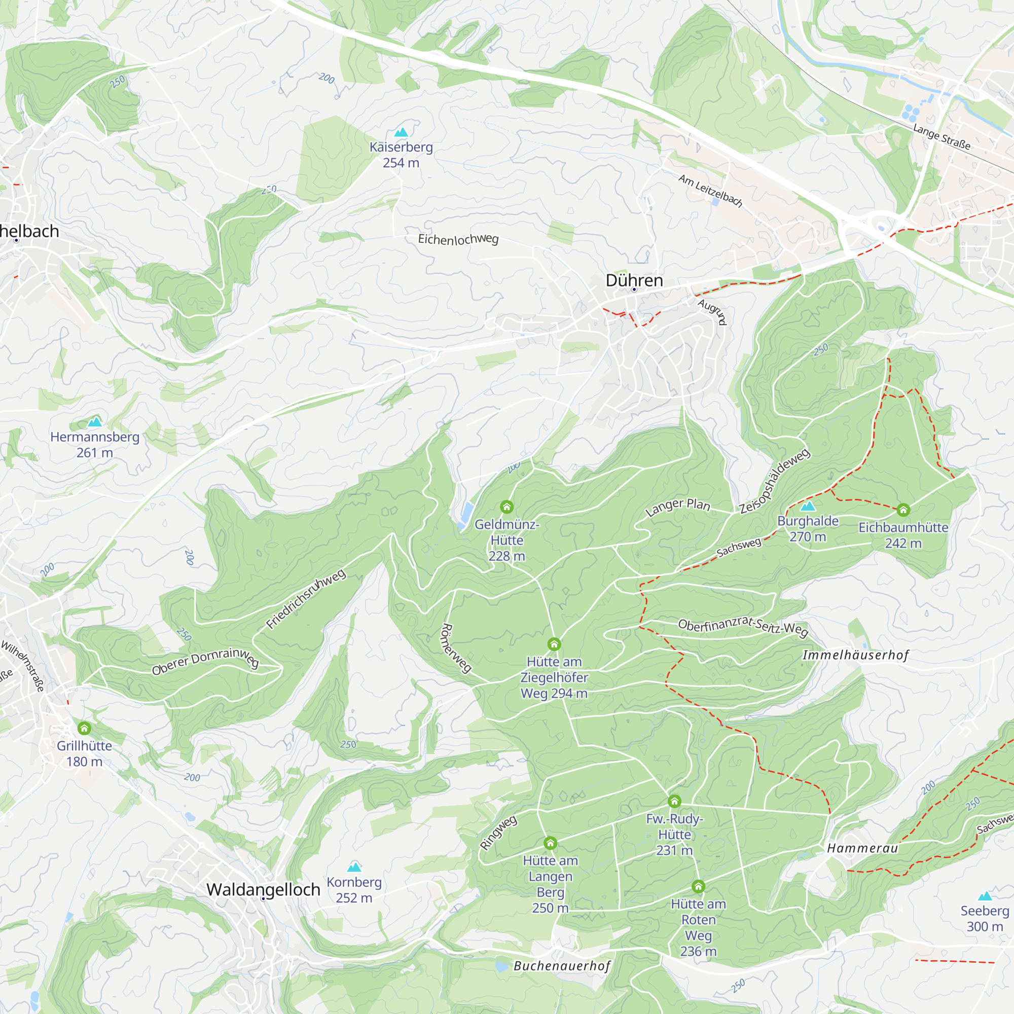 Geldmünz-Hütte map