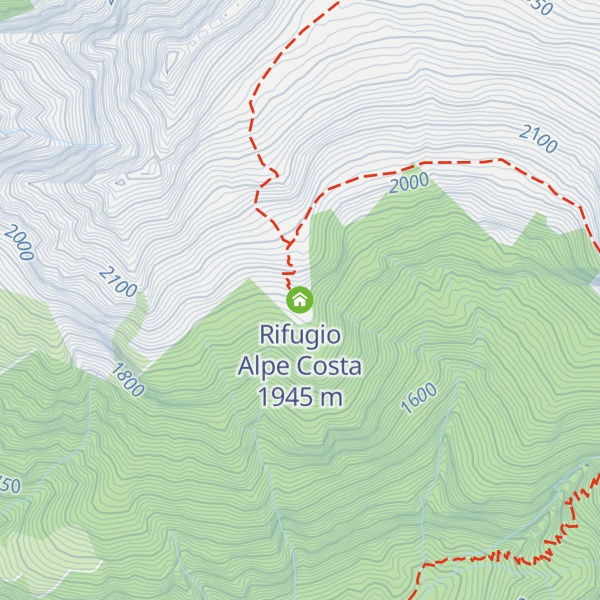 Map of Rifugio Alpe Costa