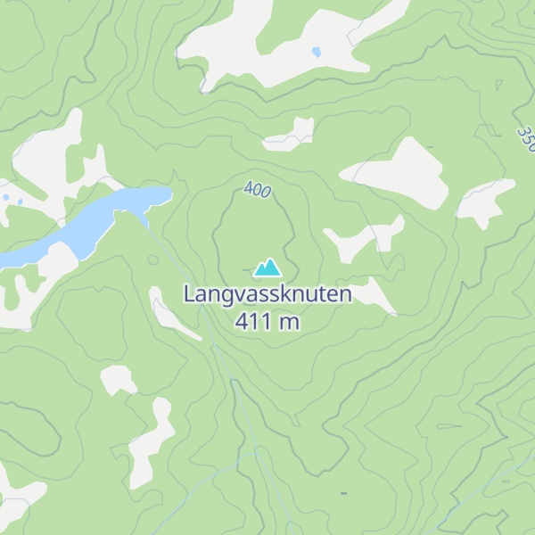 Map of Langvassknuten