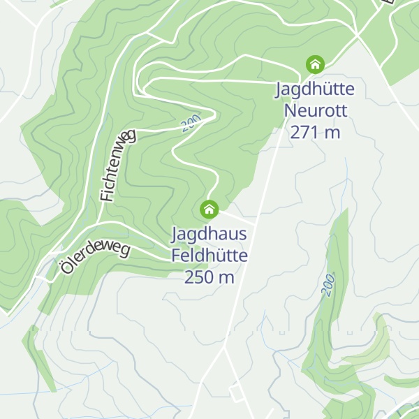 Map of Jagdhaus Feldhütte