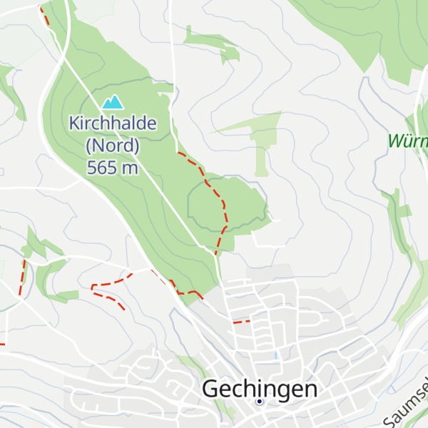 Map of Kirchhalde (Süd)