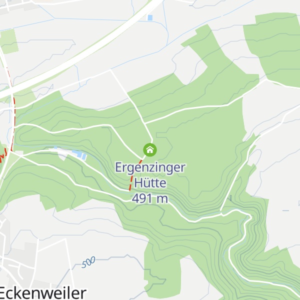 Map of Ergenzinger Hütte