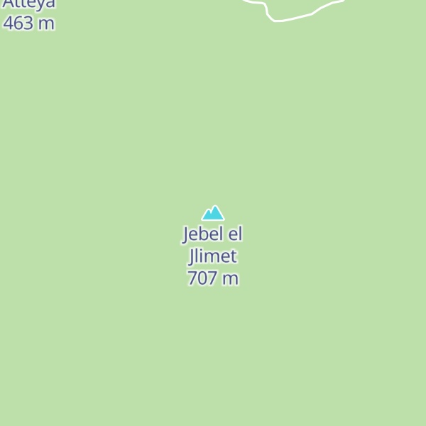 Map of Jebel el Jlimet