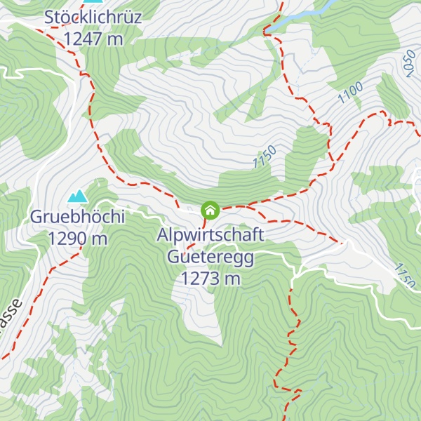 Map of Alpwirtschaft Gueteregg