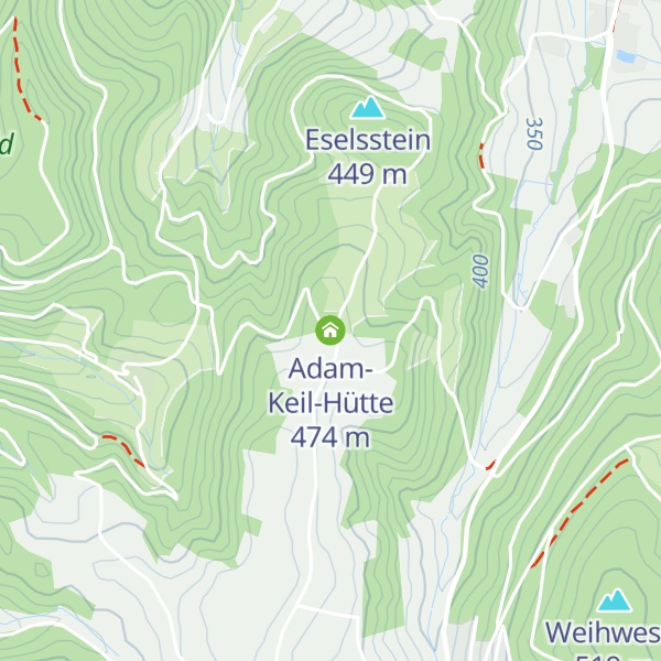 Map of Adam-Keil-Hütte