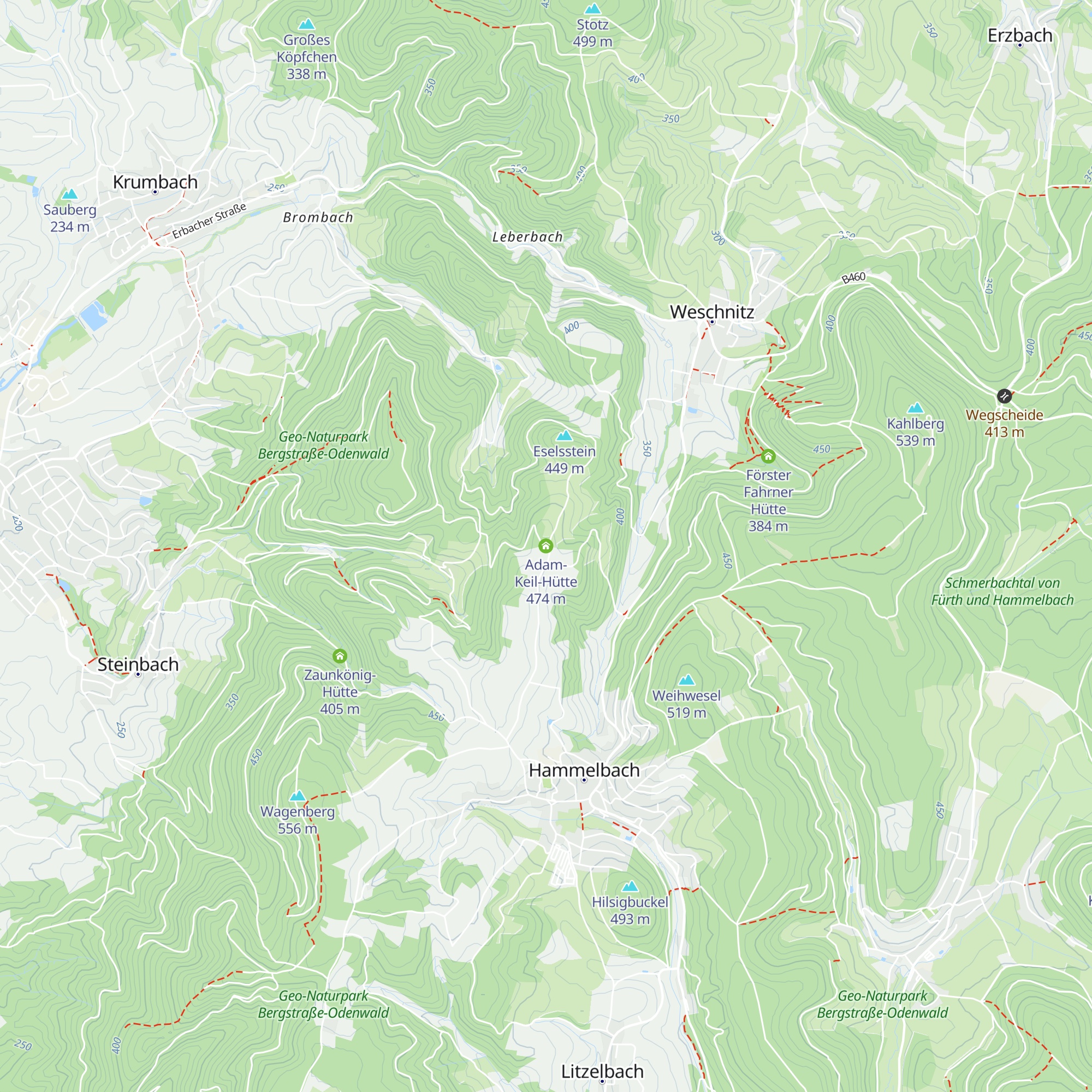 Adam-Keil-Hütte map