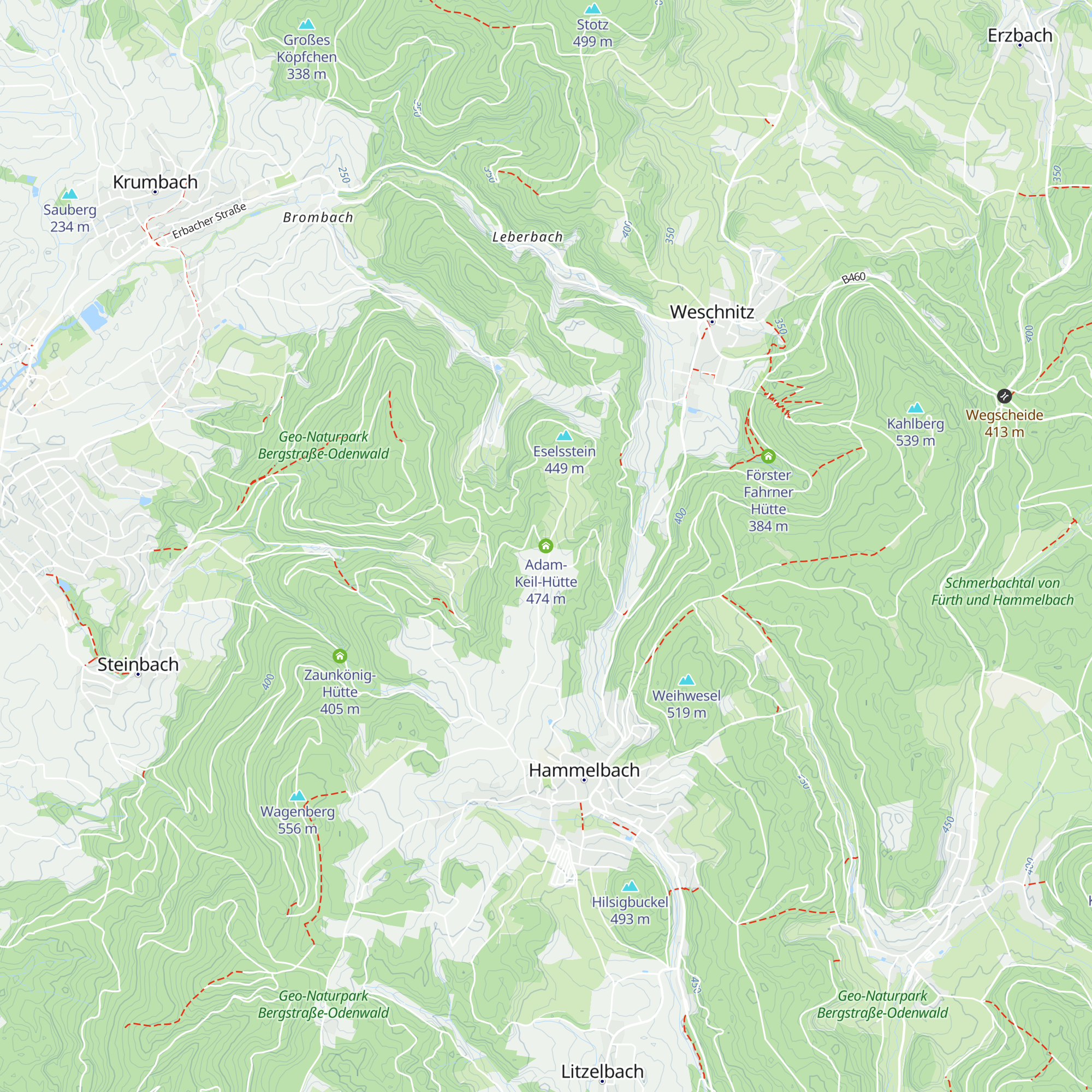 Adam-Keil-Hütte map