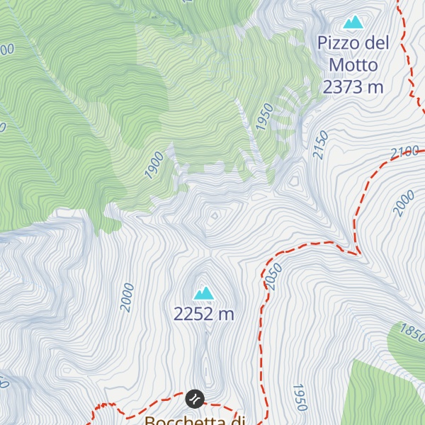 Map of Pizzi del Rabbioso