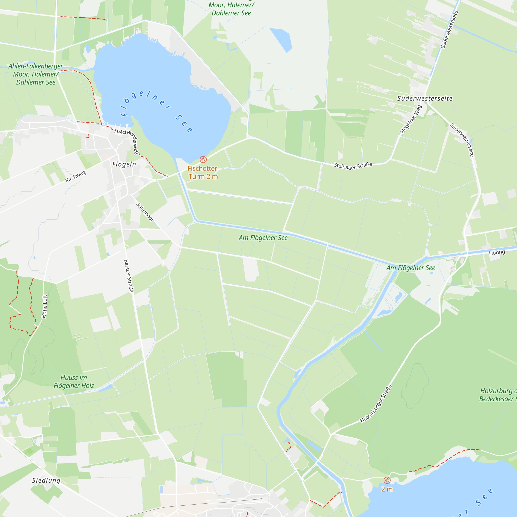 Schutzhütte am Selmsee map
