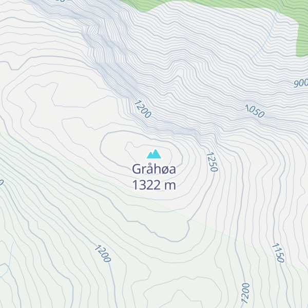 Map of Gråhøa