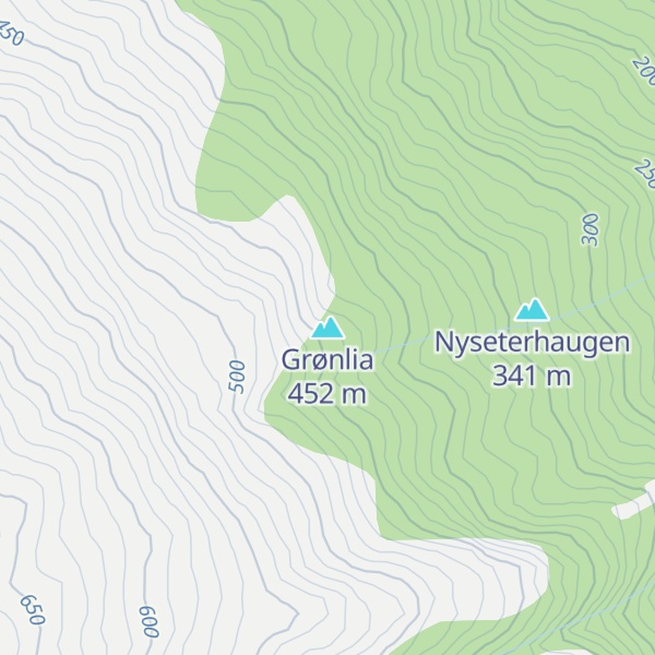 Map of Grønlia