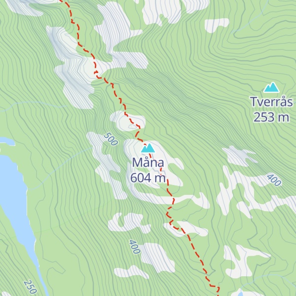 Map of Måna