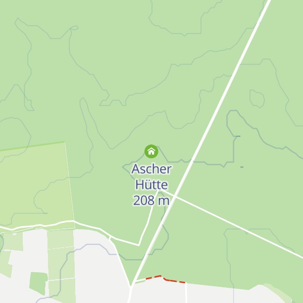 Map of Ascher Hütte