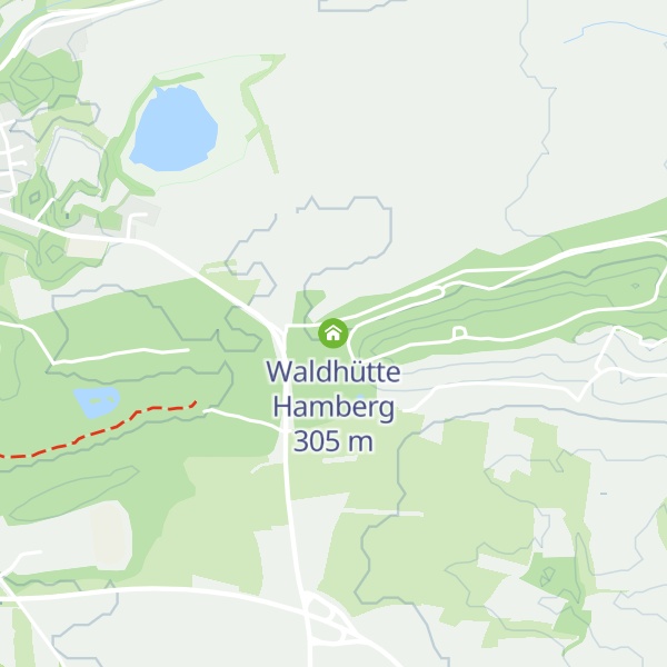 Map of Waldhütte Hamberg