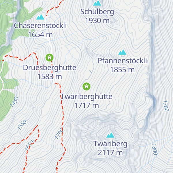 Map of Twäriberghütte