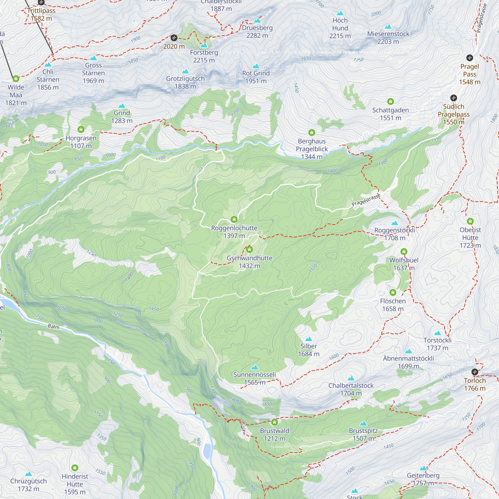 Gschwandhütte map