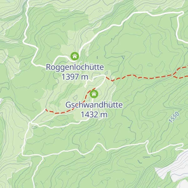 Map of Gschwandhütte