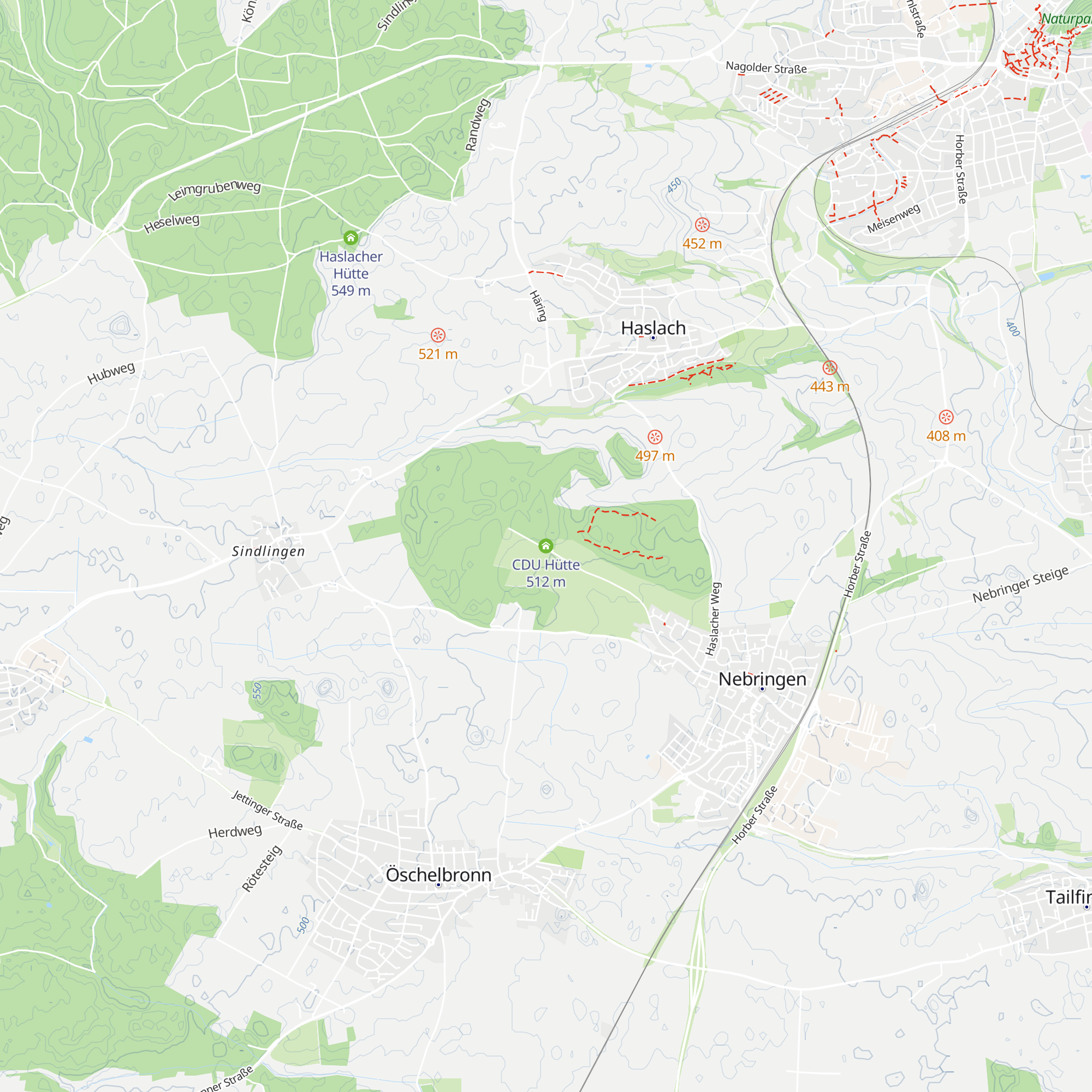 CDU Hütte map