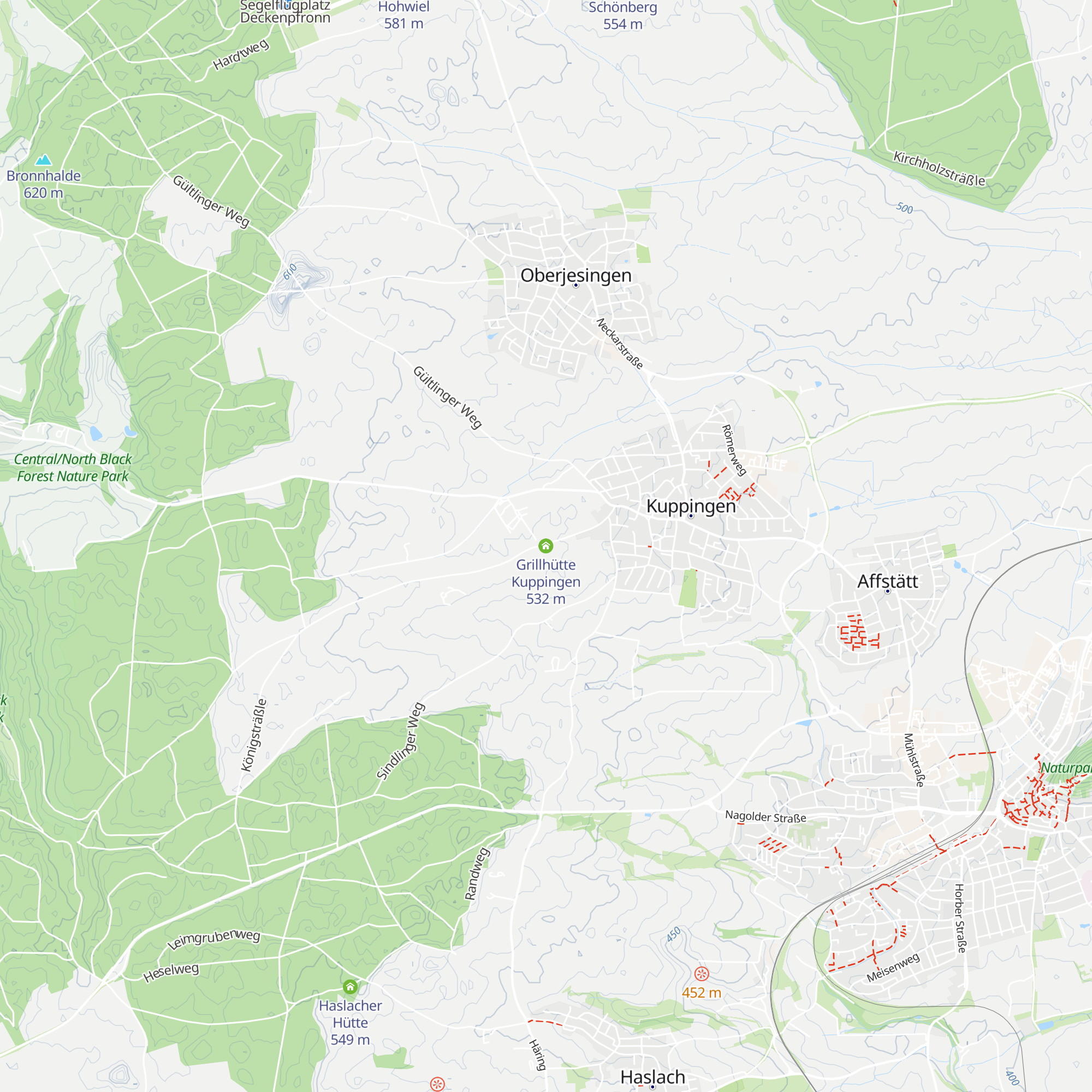 Grillhütte Kuppingen map