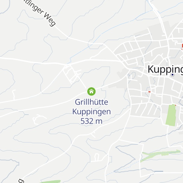 Map of Grillhütte Kuppingen