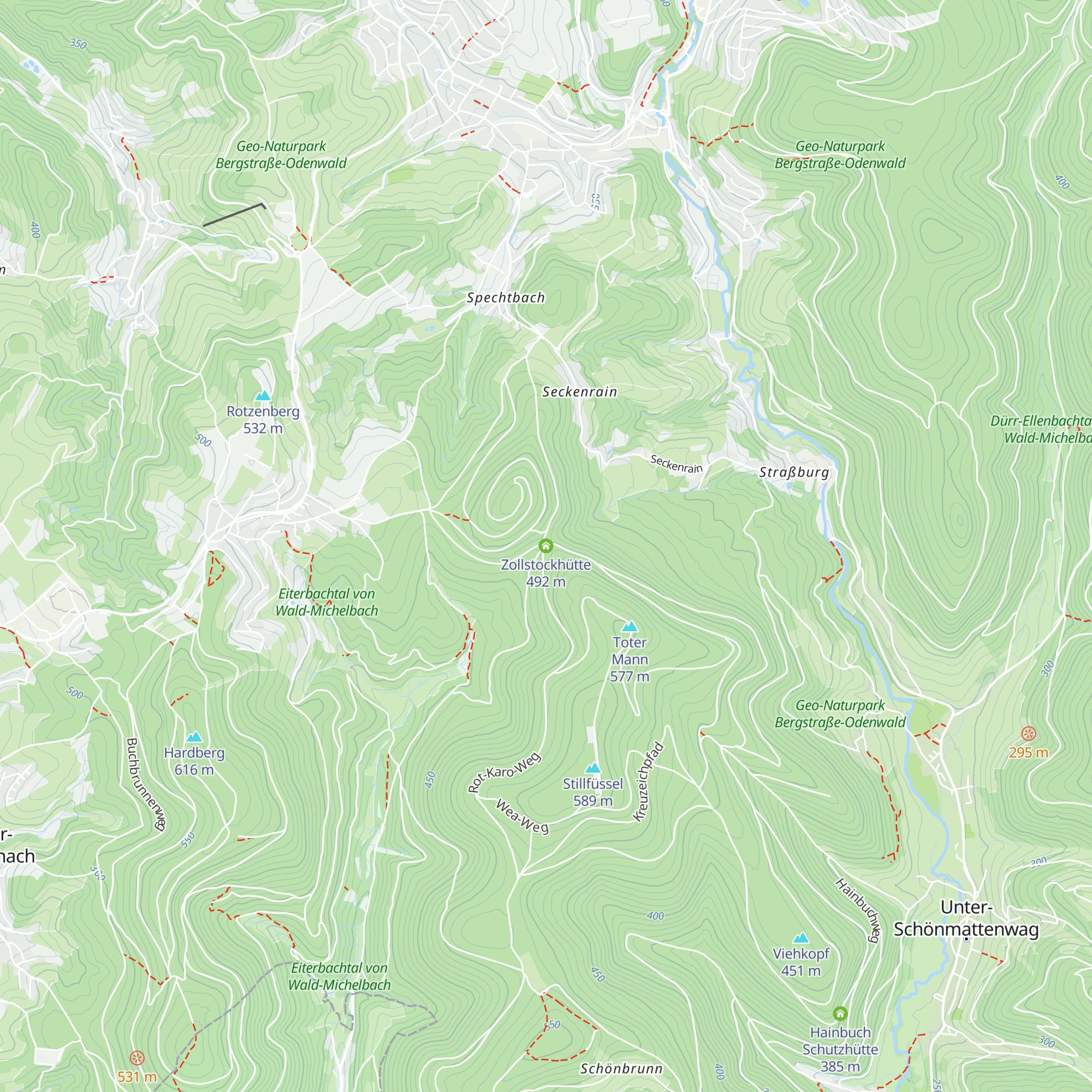 Zollstockhütte map