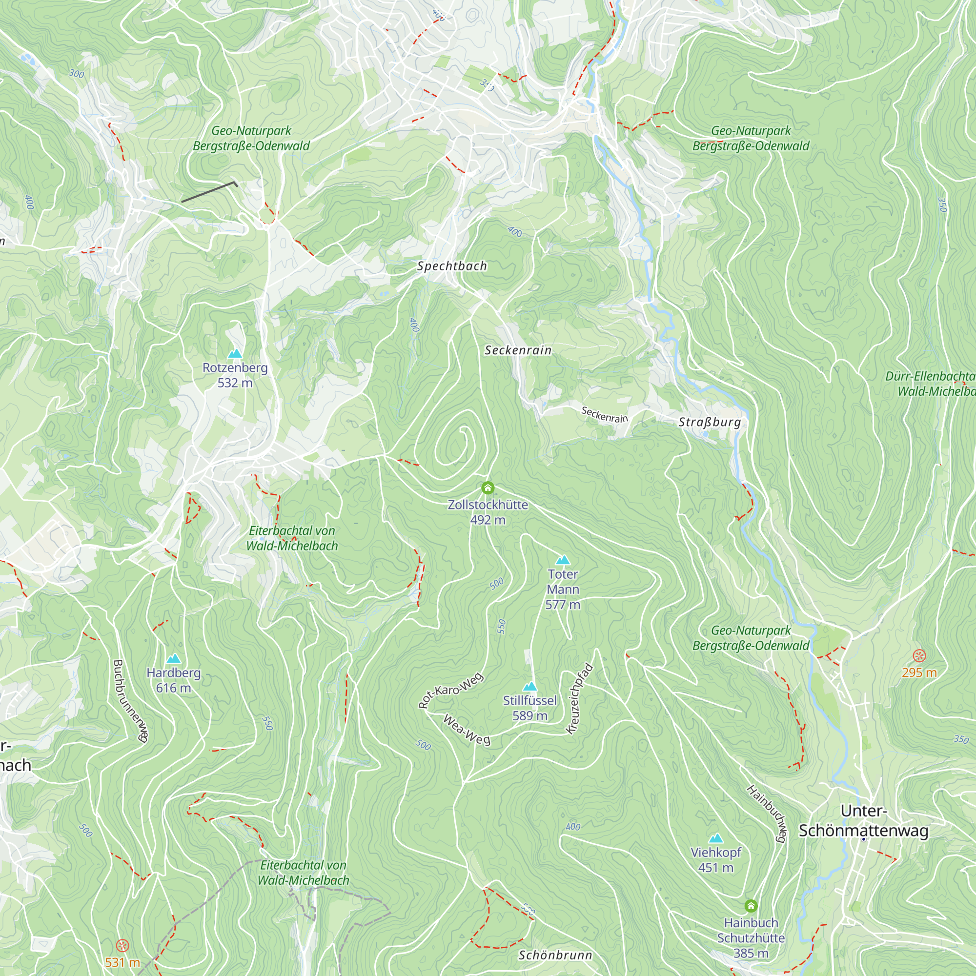 Zollstockhütte map