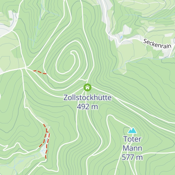 Map of Zollstockhütte