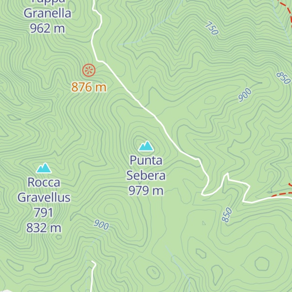 Map of Punta Sebera