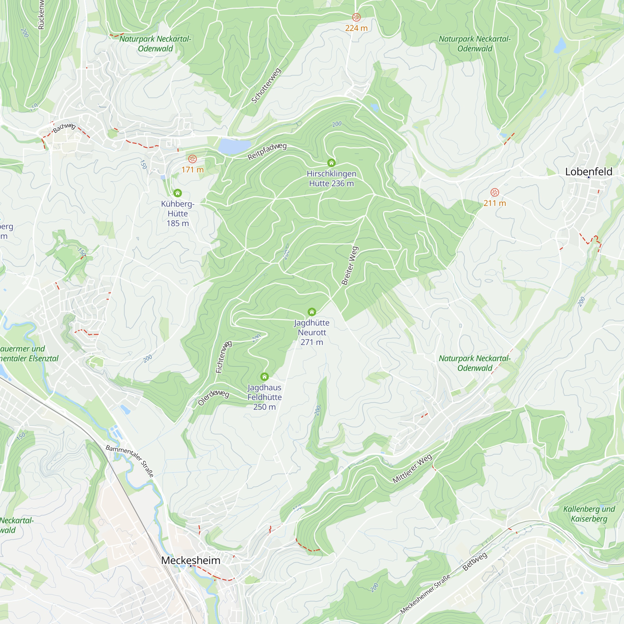 Jagdhütte Neurott map