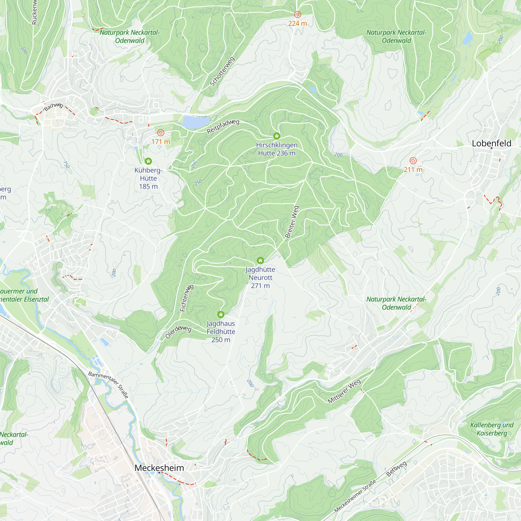 Jagdhütte Neurott map