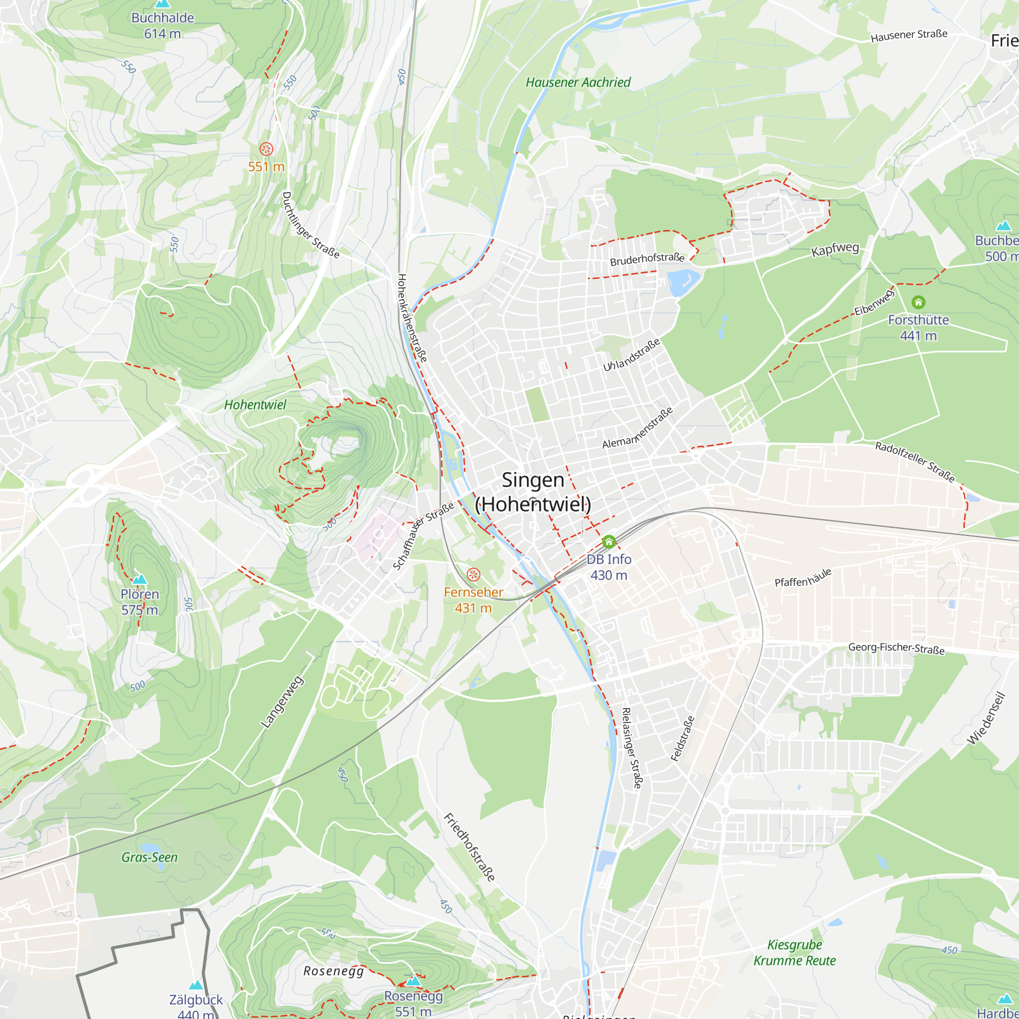 Kultur & Tourismus Singen map