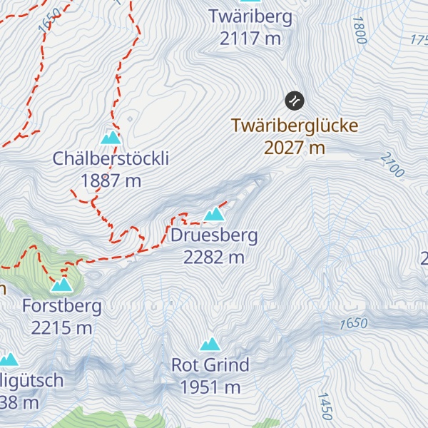 Map of Druesberg