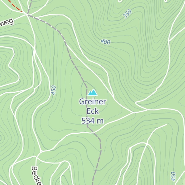 Map of Greiner Eck