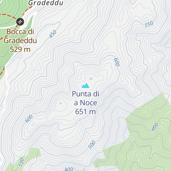 Map of Punta di a Noce