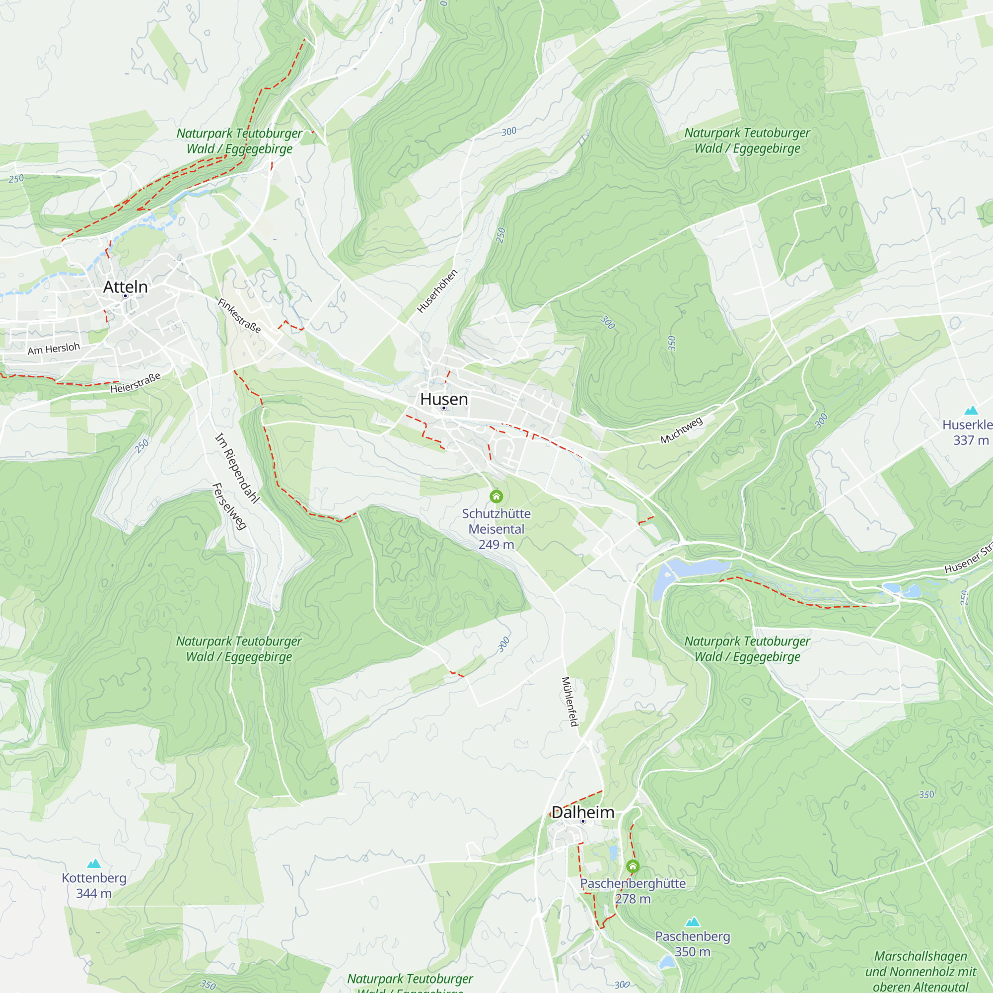 Schutzhütte Meisental map