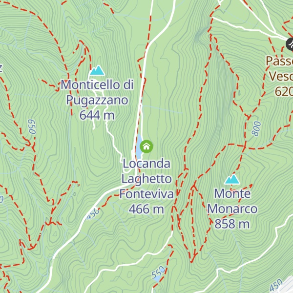 Map of Locanda Laghetto Fonteviva