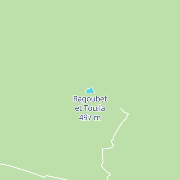 Map of Ragoubet et Touila