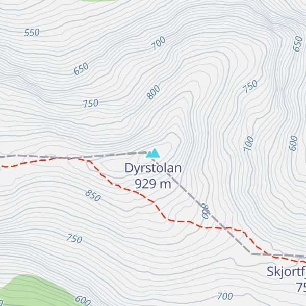 Map of Dyrstolan