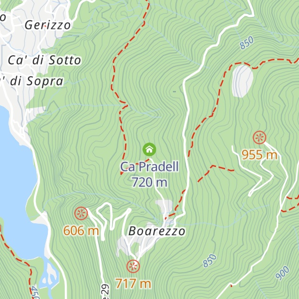 Map of Ca Pradell